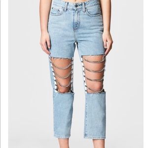 Carmar Denim GALEXIA HERMIA KNEE CHAIN JEAN